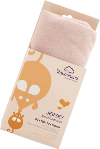 Träumeland jersey plachta uni rose smoke