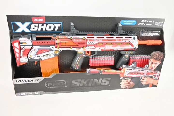 Zuru X-shot Skins Longshot blaster s dostrelom 43 m