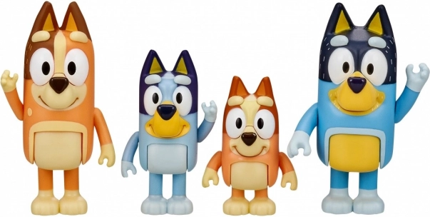 Bluey figúrky – rodinný 4‑pack