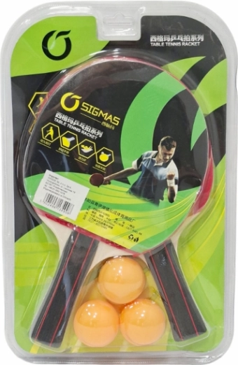 sada pálky a loptičiek na stolný tenis pre deti