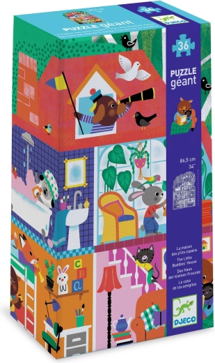 Djeco obrovské puzzle Domček