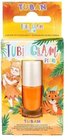 Tubi Glam lak na nechty – oranžová perleťová