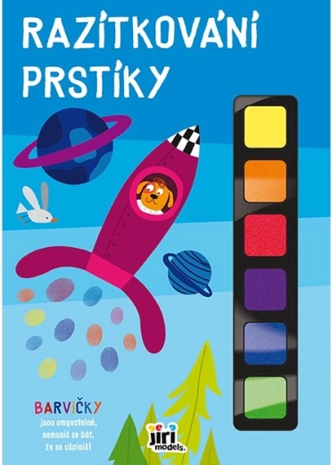 Pečiatkovanie prstami Raketa