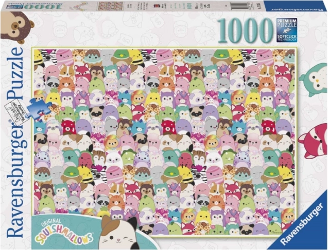 Puzzle 1000 dielikov Ravensburger Squishmallows