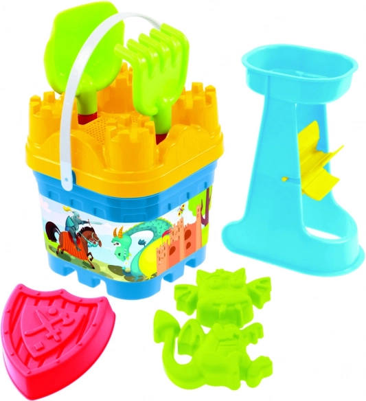 Piesková sada s hradom a vodným mlynčekom