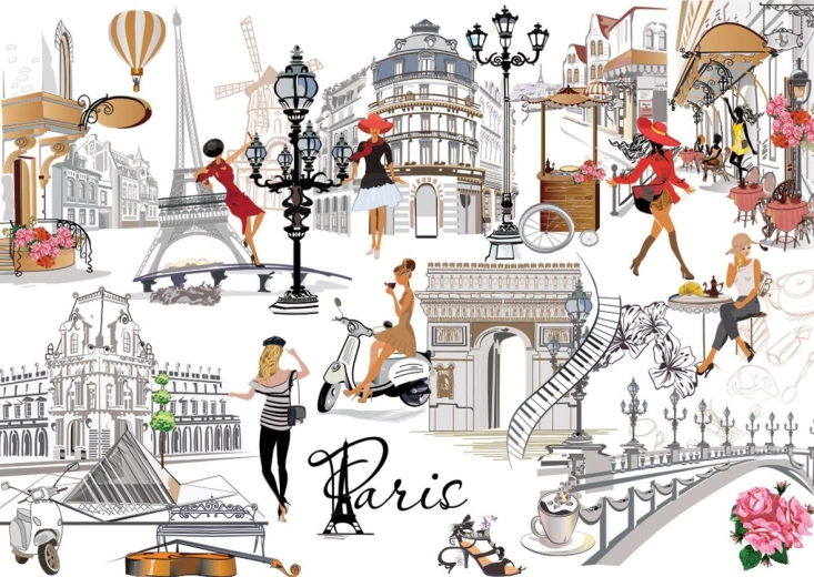 Puzzle YAZZ Paríž 1000 dielikov