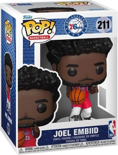 Funko Pop! Basketball NBA figúrka Joel Embiid (Philadelphia 76ers) - 1 kus