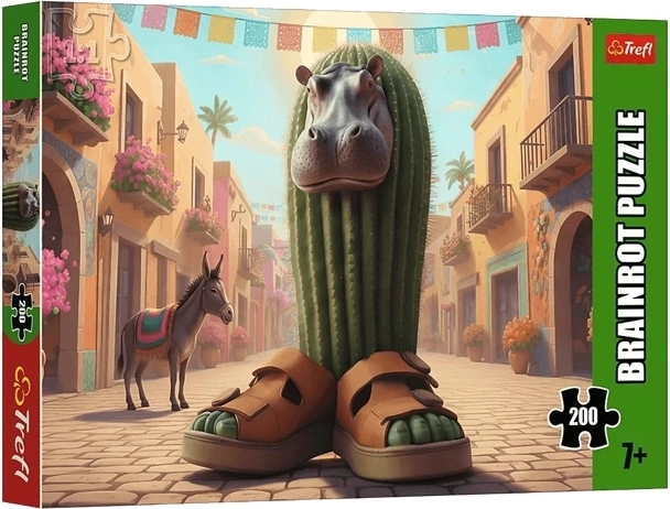 BrainRots puzzle Il Cacto Hipopotamo 200 dielikov