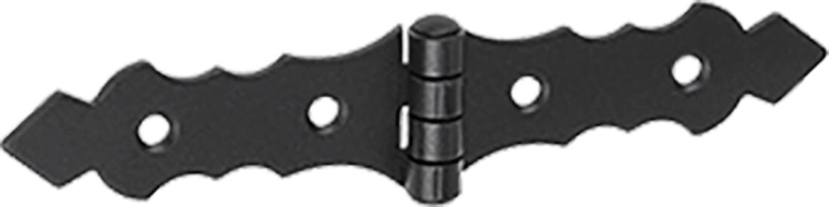 Francúzsky ozdobný záves 150 × 34 × 2 mm, čierny
