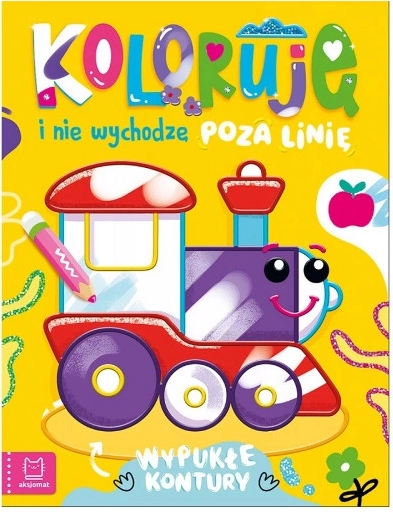 Omaľovánka s lokomotívou – nevychádzam z línií