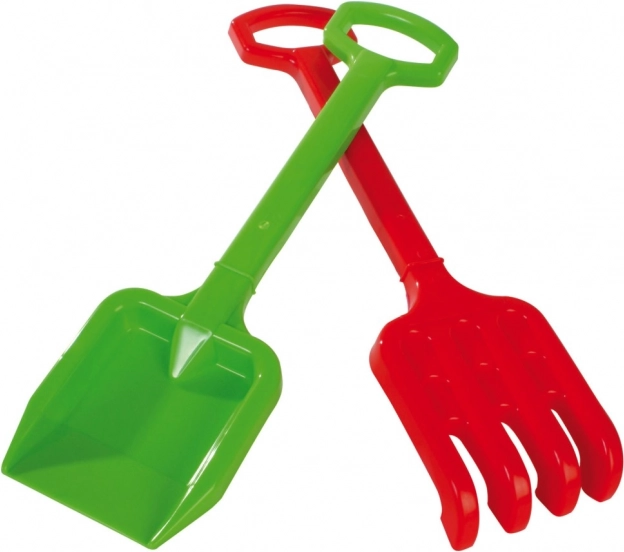 Lopata a hrable na pieskovisko