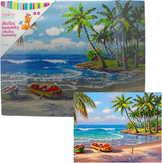 Diamantové maľovanie – oáza 40 × 50 cm