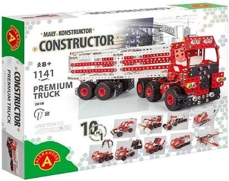 Malý konštruktér Pro-Premium Truck – stavebnica 10 v 1