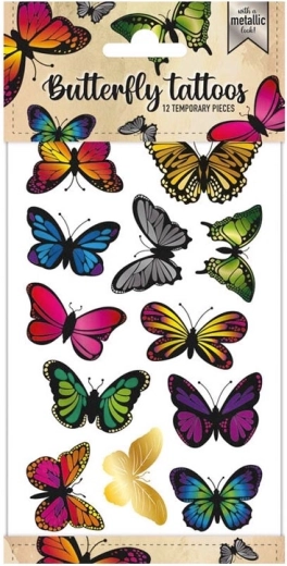 Dočasné tetovanie Motýle