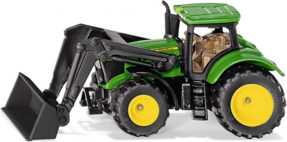 Traktor John Deere s čelným nakladačom