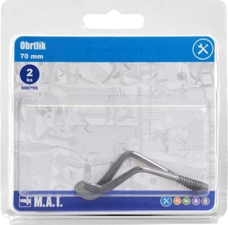 Obrtlík 70 mm lesklý (2 ks)