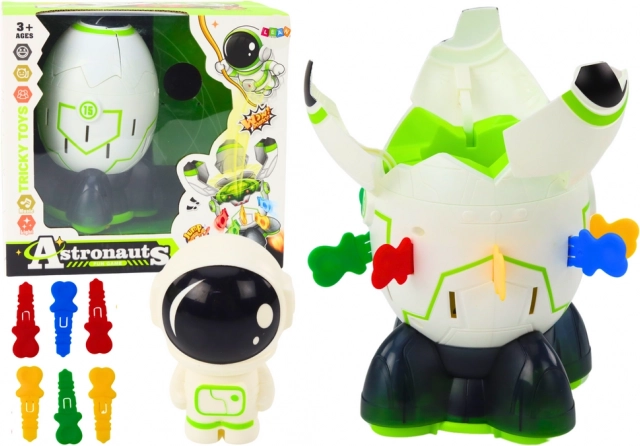 Zručnostná hra Vyskakujúci kozmonaut s raketou