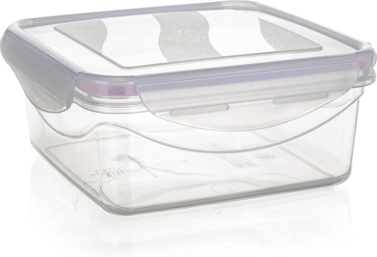 Hermetická štvorcová dóza LARA 1,2 l