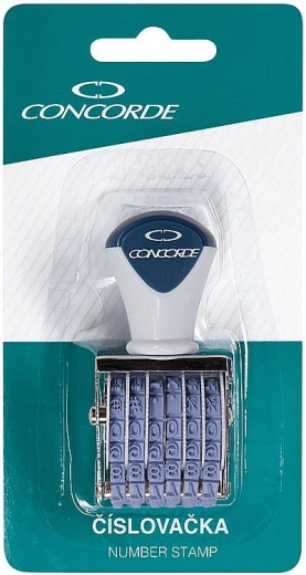 Číslovačka CONCORDE 4 mm na blistri