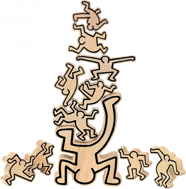 Vilac motorická balančná hra postavy – dizajn KEITH HARING