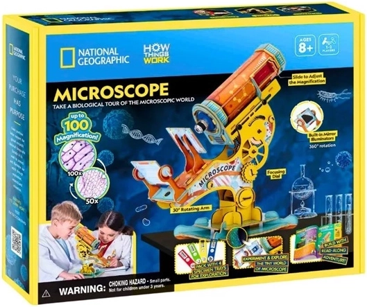 CubicFun National Geographic 3D puzzle mikroskop