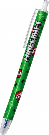 Mazacie gélové pero Minecraft zelené