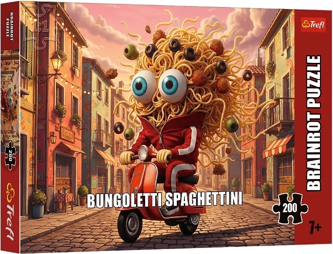 Trefl puzzle BrainRots „bungoletti spaghettini“ 200 dielikov