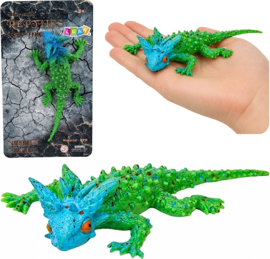 Gumová realistická figúrka rohatej jašterice 20 cm
