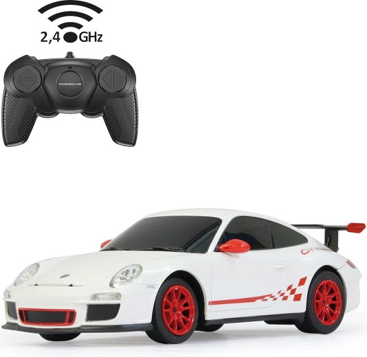 Rádiom ovládané auto Porsche 911 GT3 RS 1:24 biele