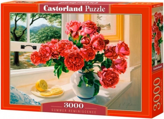 Puzzle 3000 dielikov – pivónie Summer Reminisce