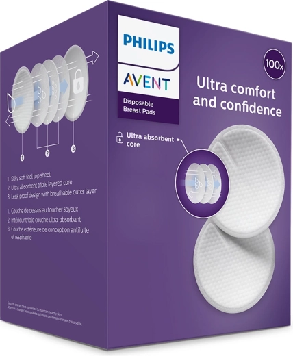 Philips Avent jednorazové prsné vložky 100 ks