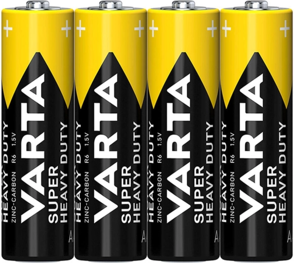 VARTA SuperLife AA R6 zinkovo-uhlíkové batérie 4 ks