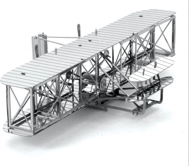 3D puzzle Lietadlo Wrightových bratov od Metal Earth