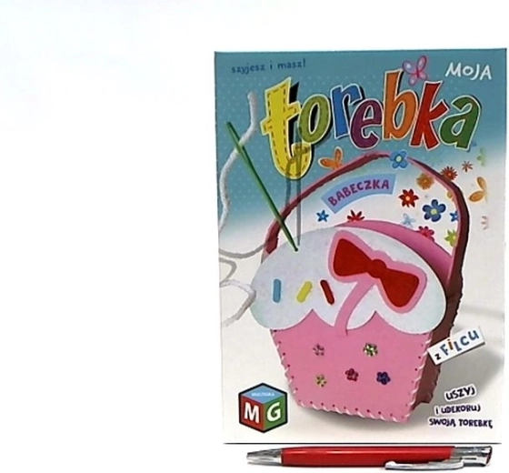 Moja Torebka plstená kabelka Babeczka