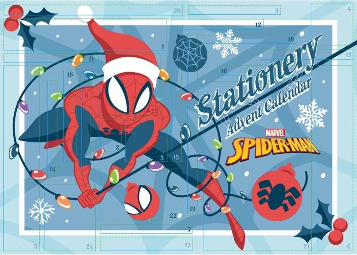 SPIDER-MAN adventný kalendár papierenský