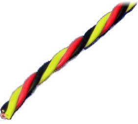 Trojjadrový krútený servo kábel Hitec 3 × 0,33 mm - 1 m