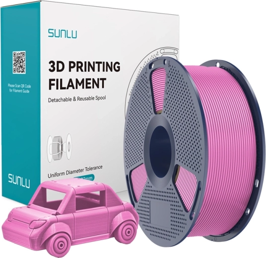 Sunlu PETG filament s povrchovou úpravou ružový