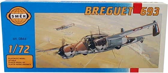 Breguet 693 – plastový model 1:72