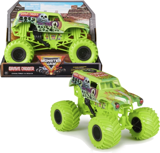 Monster Jam Grave Digger monster truck v mierke 1:24