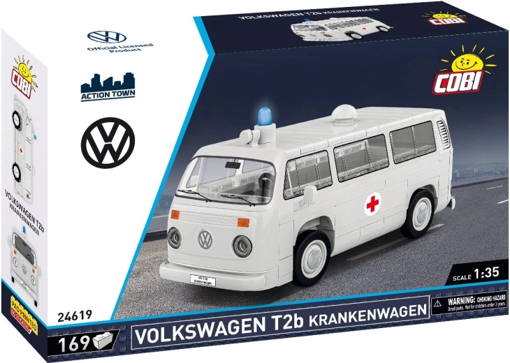 Cobi Volkswagen T2b sanitka 1:35 (169 kociek)
