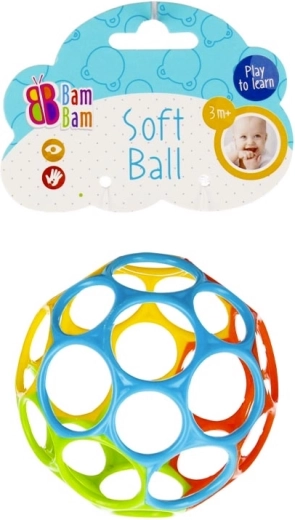 Bam Bam farebná gumová loptička