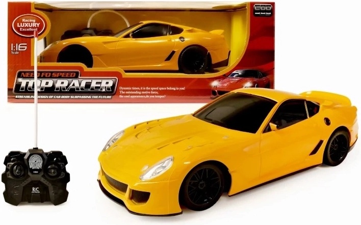 Top Racer diaľkovo ovládané auto žlté