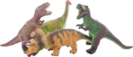 Zvukový gumový dinosaurus na batérie