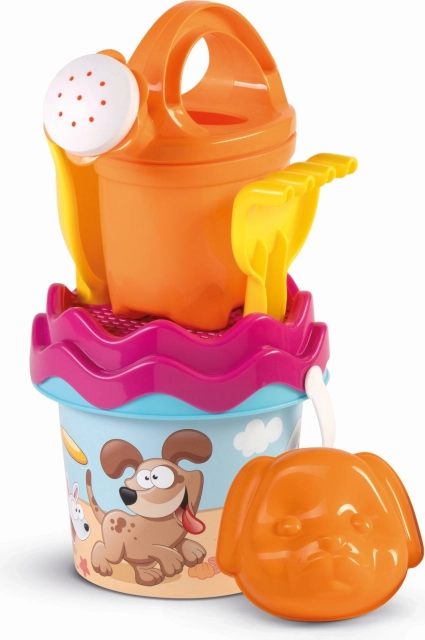 Súprava na piesok Hravý Psík s kanvičkou