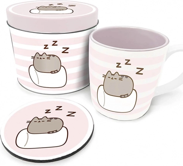 Darčekový set Pusheen plechová krabička