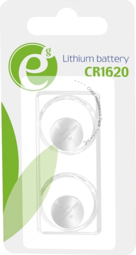 Lítiová gombíková batéria CR1620 3V – balenie 2 ks