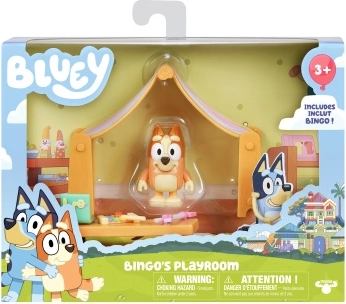 Bluey mini herná izba s figúrkou Bingo