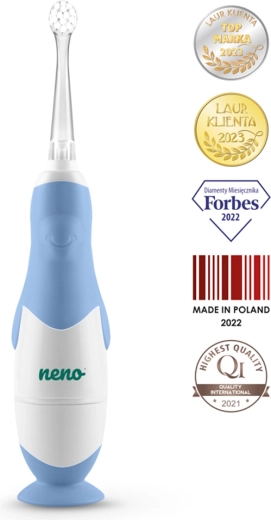 Neno Denti Blue elektrická zubná kefka pre deti od 3 do 36 mesiacov