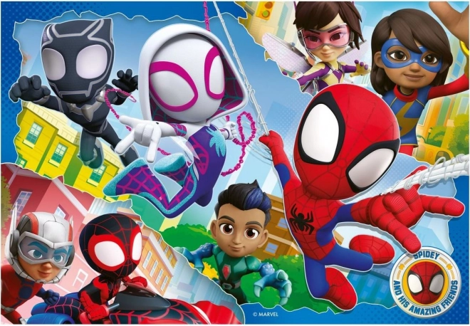 Puzzle RAVENSBURGER Spidey a jeho úžasní priatelia 35 dielikov