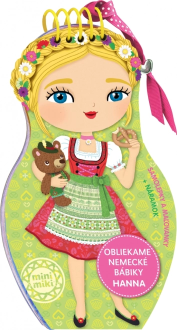 Omaľovánky Nemecké bábiky Hanna